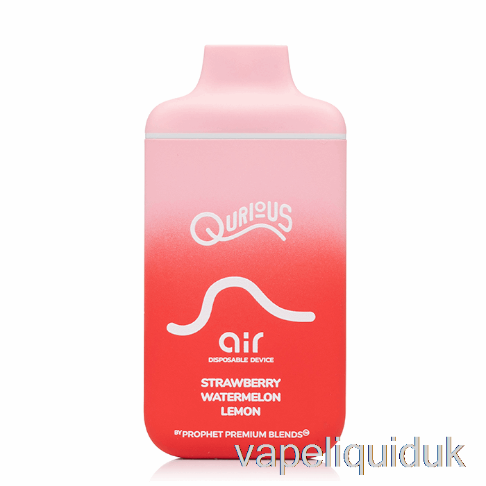 Qurious Air 6000 Disposable Strawberry Watermelon Lemon Vape Liquid